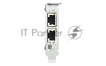 Сетевая карта QNAP QXG-10G2T Dual-port BASET 10GbE network expansion card; low-profile form factor; PCIe Gen3 x4