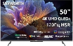 Телевизор Skyworth 50" 50Q66H QLED UHD черный 60Hz Smart TV 2GB/16GB
