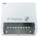 Шкаф коммутационный NTSS (NTSS-SOHO5U) настенный 5U 520x140 мм пер. дв. стекл несъемн. бок. пан. 80 кг белый IP20