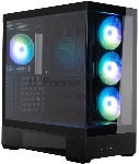 Компьютерный корпус ZALMAN P40 DS, ATX, черный, WINDOW, 9.1-inch LCD screen, 2xCombo(2.5” or 3.5”), 1x2.5”, 1xUSB TYPE-C, 2xUSB 3.0, SIDE 3x120мм ARGb, REAR 1x120мм ARGb, вид 21