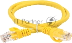 Патч-корд ITK Generica PC05-C5EU-3M-G U/UTP не экранированный RJ-45 вил.-вилка RJ-45 cat.5e 3м желтый ПВХ (уп.:1шт)