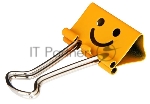 Зажимы Deli 8486 smile 25мм ассорти (упаковка: 48шт) пластиковая туба, вид 6