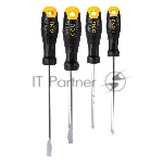 Набор отверток Deli DL620004 4шт SL5x100 + SL6x150 + PH1x100 + PH2x150