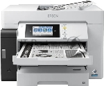 МФУ струйное EPSON M15180 (C11CJ41408), A3+, ч/б, печ. до 25 стр/мин., скан. до 26 стр/мин., 4800 x 1200 dpi (печать) 1200x1200dpi, USB, RJ-45, Wi-Fi, Air Print