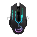 Мышь Wireless Filum FL-GMW15-BK-L оптическая USB/BT, 6 кл., DPI: 4800/3200/1600/1200/800, аккумулятор 600 mAh, черная, Windows XP/Vista/7/8/10, MacOS