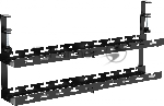 Кабель-канал Cactus CS-CM-700-2BK для столов 72.8x13.5x34.2 см черный
