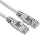 Пaтч-корд F/UTP Rexant, cat. 5e, RJ45-RJ45, экранированный, 24AWG, LSZH, серый, 3м