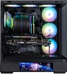 Компьютерный корпус ZALMAN P40 DS, ATX, черный, WINDOW, 9.1-inch LCD screen, 2xCombo(2.5” or 3.5”), 1x2.5”, 1xUSB TYPE-C, 2xUSB 3.0, SIDE 3x120мм ARGb, REAR 1x120мм ARGb, вид 18