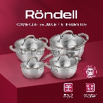 Набор посуды Rondell RDS-756 Balance 8 предм. 3 кастрюли 18-20-24 см и ковш 16 см/.нерж.сталь, вид 30