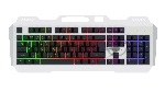 Клавиатура Gembird KB-G710M-S проводная, USB Type-A, чёрный/серебристый