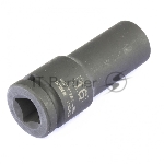 Головка ударная удлиненная шестигранная Stels 16 мм, 1/2", CrMo