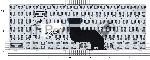 Клавиатура для ноутбука MSI CR640 CX640, черная c рамкой, большой (вертикальный) Enter