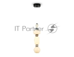Светильник Ambrella light LH53142 BK/WH черный/белый 15W 3000K D140*1760