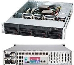 Корпус SuperMicro CSE-825TQC-R802LPB 2U SC825TQC 8 x 3.5"; hot-swap SAS3/SATA LP Chassis w/Red. 800W PWS