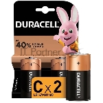 Элемент питания алкалиновый LR MN 1400/LR14 BP-2 (блист.2шт) Duracell Б0014054