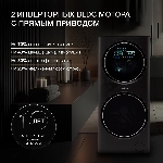 стирально-сушильная машина Hyundai Proxima WMD9424 темно-серебристый, загр. фронтальная макс.: 15 кг 1400 об/мин класс: А+++, вид 19