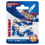 Наконечник кольцевой Rexant изолированный, ø5.3 мм, 1.5-2.5 мм², НКи 2.5-5/НКи2-5/RVS2-5, синий, в упак. 10 шт.