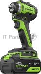 Гайковерт Greenworks G24IW200 аккум. патрон:квад.3/8" (3803607CUB)