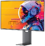 Монитор 31.5" Digma Pro Vision L QD OLED 3840x2160, 240 Гц, 1 мс, 16:9, 1000 кд/м², 1xHDMI, 1xDP, 1xUSB, G-Sync, FreeSync, серебристый, вид 3