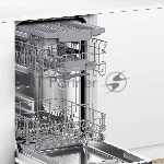 Встраиваемая посудомоечная машина Bosch SPV4EMX10E, серебристый, 44.8 см, 10 компл., 44 дБ, класс C, вид 25