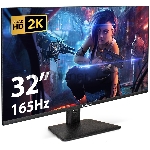 Монитор 31.5" ExeGate Combat EG3207A IPS 2560x1440, 165 Гц, 1 мс, 16:9, 300 кд/м², 2xHDMI, 1xDP, 1xUSB, 1x3.5 мм, черный
