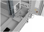 Шкаф телекоммуникационный напольный Cabeus SH-05C-42U80/100 19" для распределительного и серверного оборудования 42U 800x1000x2055мм (ШхГхВ) передняя стеклянная и задняя сплошная металлическ, вид 4