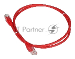Патч-корд LANMASTER TWT UTP cat.5e, с заливными колпачками, 2.0 м, красный
