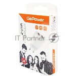 Сетевое зарядное устройство GoPower GP2U 2USB 2.4A 12W белый (1/108)