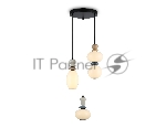 Светильник Ambrella light LH53143/3 BK/WH черный/белый 19W 3000K D330*1630