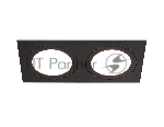 Светильник Ambrella light TN51827/2 BK черный GX53/2 max 15W 215*110*39