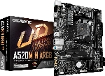 Материнская плата Gigabyte A520M H ARGB, AM4, AMD A520, 2xDDR4, 4xSATA, 1xM.2, 1xPCIe 3.0 x16, 1xPCIe x1, 1xHDMI, 1xDP, 1x1Gb LAN, 4xUSB-A 5Gbps, 2xUSB-A 2.0, 1xPS/2, 3x3.5 мм, 7.1, mATX