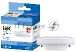 Лампа светодиодная IEK LLE-T80-8-230-65-GX53 T75 таблетка 8Вт 230В 6500К GX53