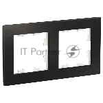 Рамка 2-м AtlasDesign Nature металл оникс SchE ATN312302