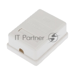 Розетка компьютерная внешняя Rexant 1-порт RJ-45 (8P8C), UTP неэкранированная, категория 6