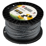 Леска для триммера Denzel двухкомпонентная круглая, 4,0мм х 69м, на DIN катушке EXTRA CORD
