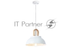 Светильник Ambrella light TR8190 WH/LW белый/светлое дерево E27 max 40W D290*900