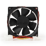 Вентилятор для корпуса Gembird FANCASE-4 черный, 80 мм, 2600 об/мин, 27 дБ, 4 pin