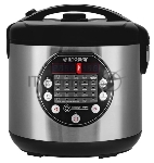 Мультиварка Endever Vita-121 черный/стальной, 5.0 л, 1000 Вт, кнопки, 25 программ