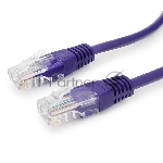 Патч-корд UTP Cablexpert PP12-1.5M/V cat.5e, 1.5 м, литой, многожильный, фиолетовый