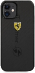 Чехол (клип-кейс) для Apple iPhone 12 mini Ferrari черный (FERCAHCP12SBK)