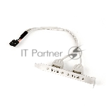 Планка в сист. блок на 2 USB2,0, Gembird 