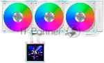 Система водяного охлаждения Lian-Li HydroShift II LCD-S 360CL ARGB Soc-AM5/AM4/1700/1851 белый 4-pin 30dB Al+Cu LCD Ret (G89.GHS2LCDS36CW.R0)