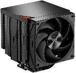 Кулер для процессора PCCooler RZ620Pro TC BK (265W, 4-pin PWM, 160mm, Al/Cu, 6x6mm, 2x120mm, 80CFM, 36.2dBA, 2400RPM, S: 1851/1700/1200/115X, AM5/AM4, black)
