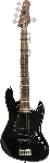 Бас-гитара STAGG SBJ-30 5S BLK 5-ти струнная форма Jazz Bass, корпус павловния, гриф клен, накладка грифа палисандр, 20 ладов, мензура 867 мм, колки никелированные, бридж JB Classic, звукосниматели 2xJB, регуляторы 2x громкости, 1x тона, цвет черный