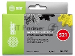 Картридж струйный Cactus CS-CLI521Y желтый (8.4 мл.) для Canon Pixma MP540/MP550/MP620/MP630/MP640/MP660/MP980/MP990/iP3600/iP4600/iP4700/MX860