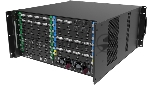 Шасси презентационного коммутатора F4 в кофре (До 32 входов 2K60p и 24 выходов 2K60p)