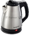 Чайник электрический Scarlett SC-EK21S25 1.5 л, 1350 Вт, серебристый (корпус: нержавеющая сталь)