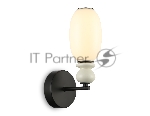 Настенный светильник Ambrella light LH53148 BK/FR черный/белый 6W 3000K 100*165*310