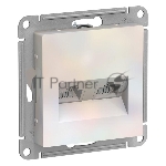 Розетка компьютерная двойная RJ45+RJ45, кат.5E, механизм ATN000485 Schneider Electric Жемчуг