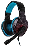 Наушники с микрофоном Оклик HS-L400G ZEUS черный/синий 2.2м мониторные оголовье